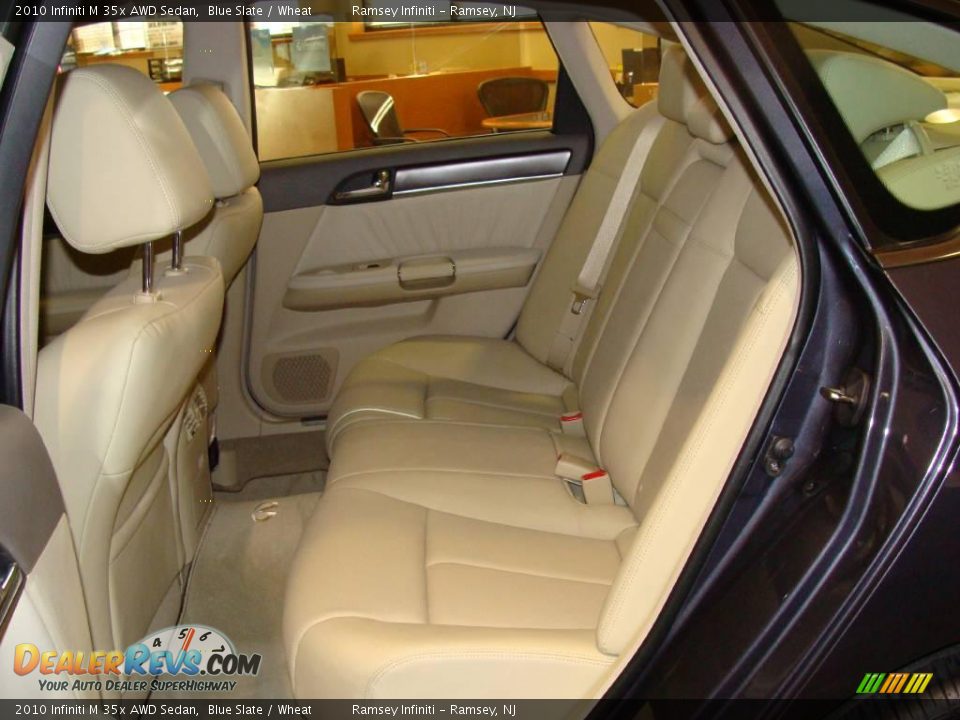 2010 Infiniti M 35x AWD Sedan Blue Slate / Wheat Photo #8