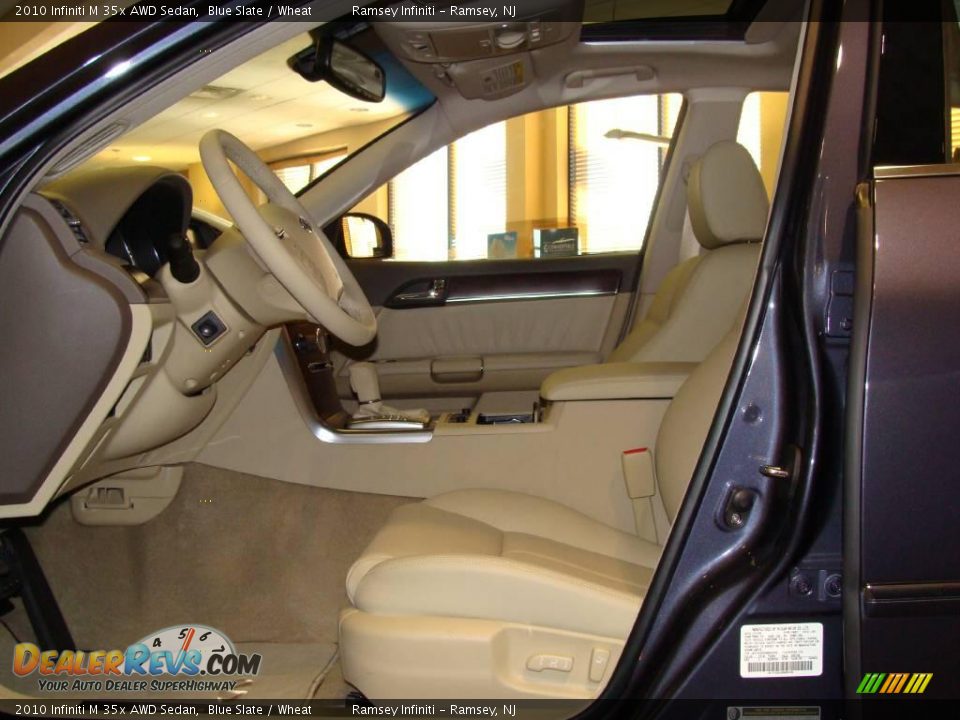 2010 Infiniti M 35x AWD Sedan Blue Slate / Wheat Photo #9