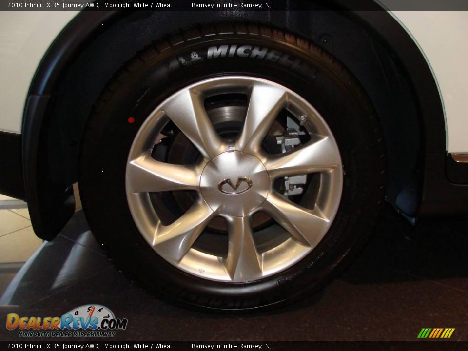 2010 Infiniti EX 35 Journey AWD Moonlight White / Wheat Photo #4