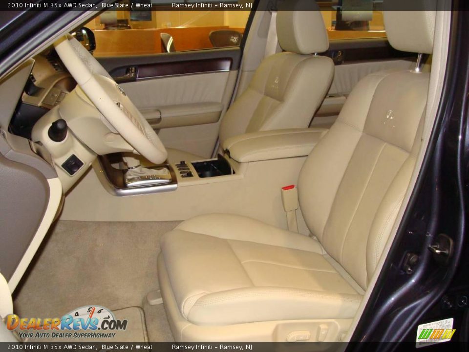 2010 Infiniti M 35x AWD Sedan Blue Slate / Wheat Photo #11