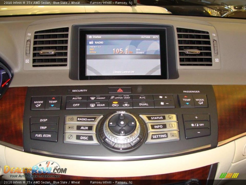 2010 Infiniti M 35x AWD Sedan Blue Slate / Wheat Photo #13