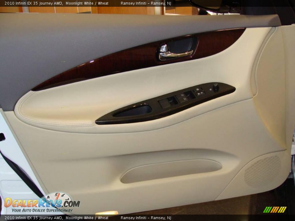2010 Infiniti EX 35 Journey AWD Moonlight White / Wheat Photo #7