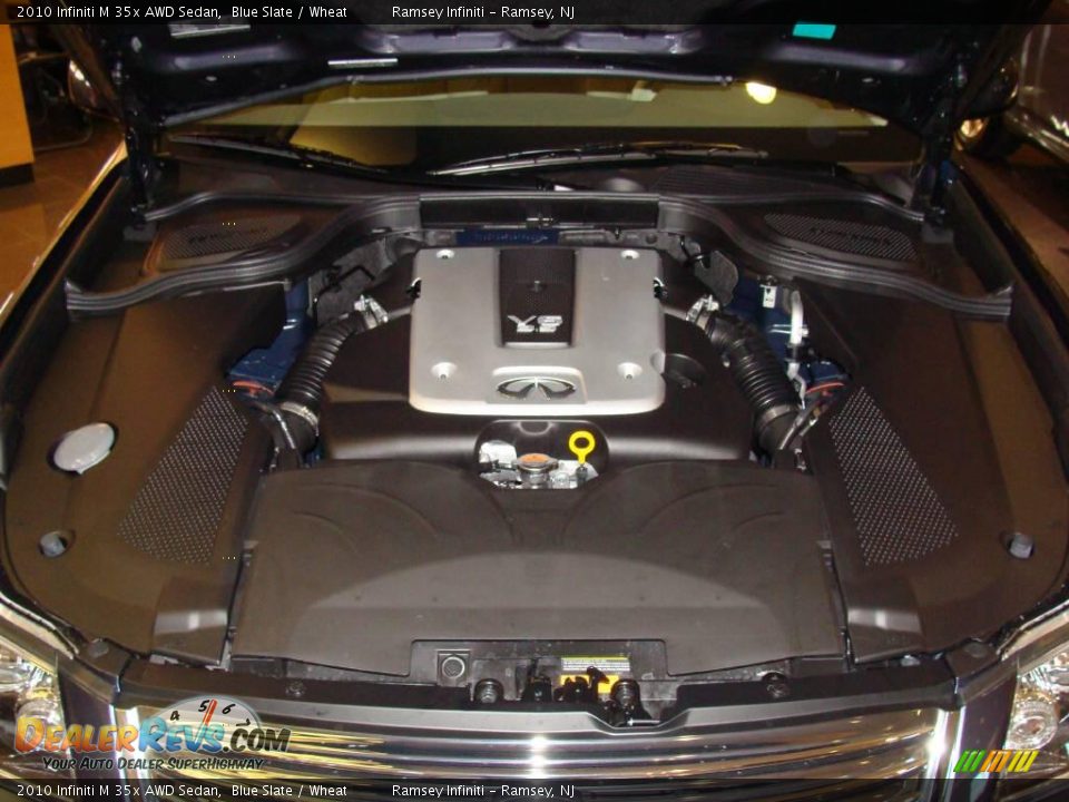 2010 Infiniti M 35x AWD Sedan Blue Slate / Wheat Photo #15