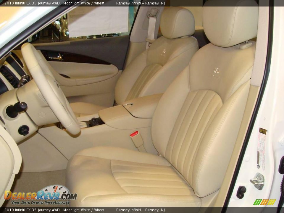 2010 Infiniti EX 35 Journey AWD Moonlight White / Wheat Photo #8