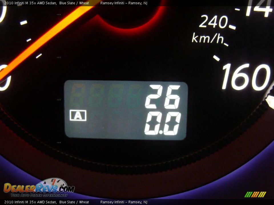 2010 Infiniti M 35x AWD Sedan Blue Slate / Wheat Photo #16