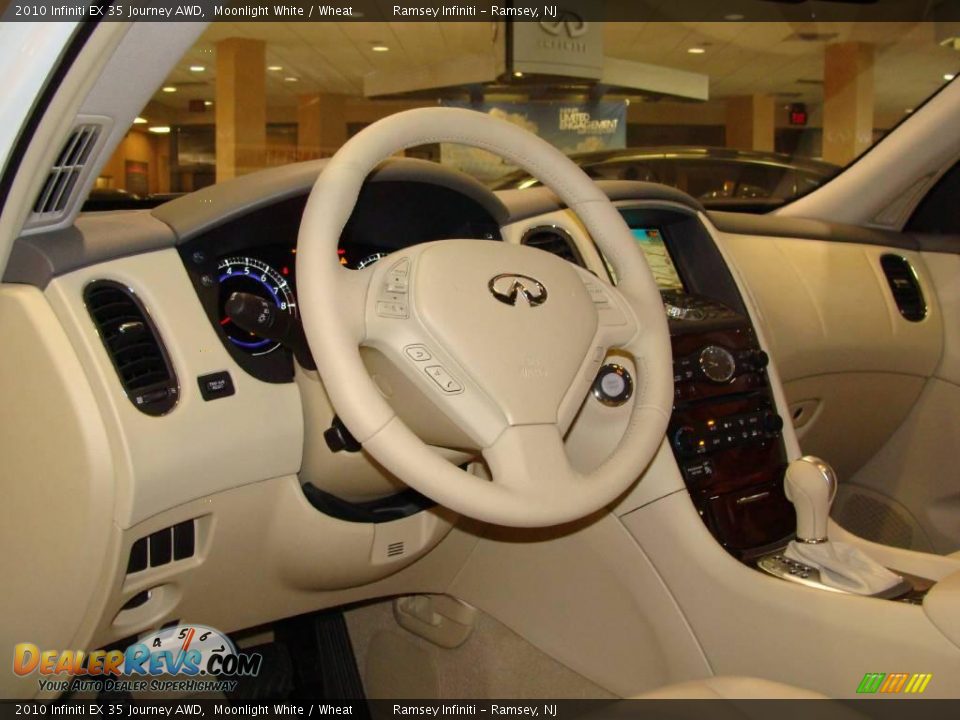 2010 Infiniti EX 35 Journey AWD Moonlight White / Wheat Photo #9