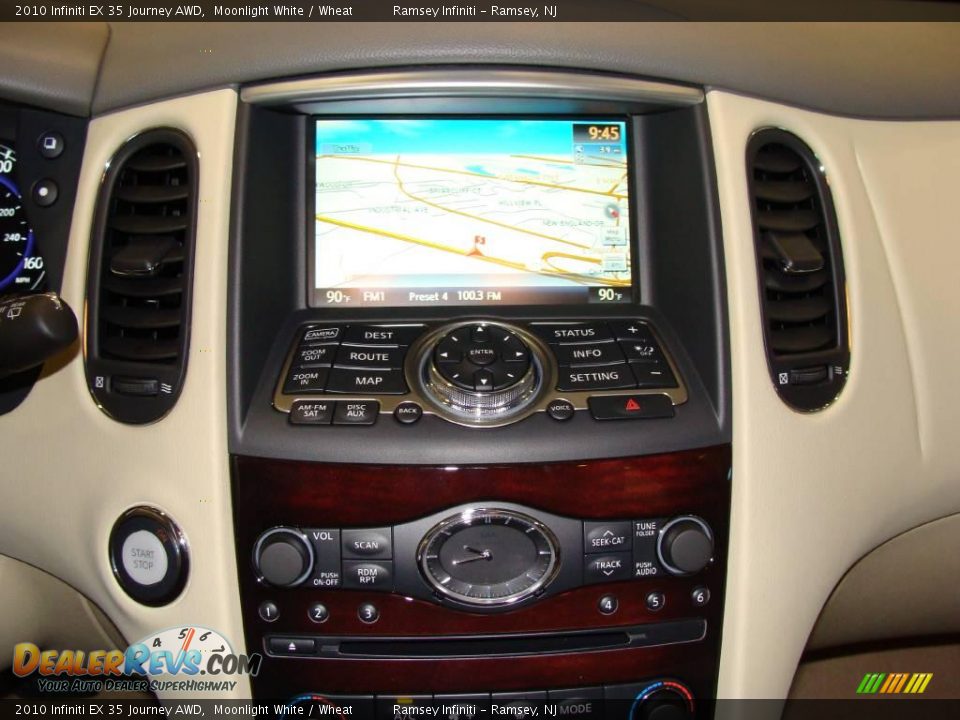 2010 Infiniti EX 35 Journey AWD Moonlight White / Wheat Photo #10