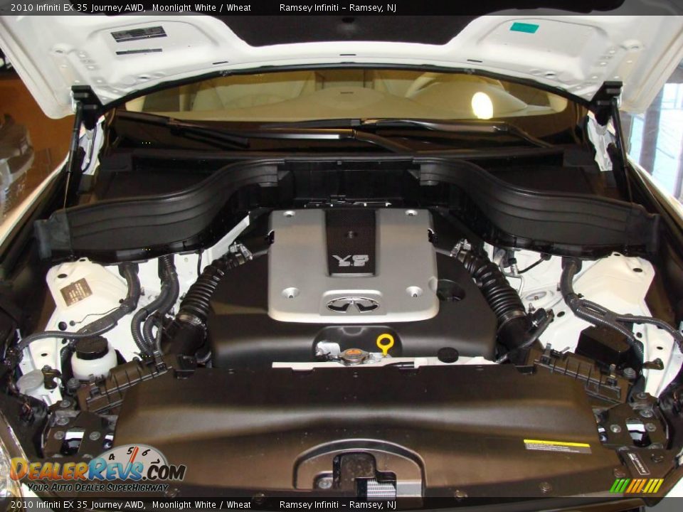 2010 Infiniti EX 35 Journey AWD Moonlight White / Wheat Photo #12