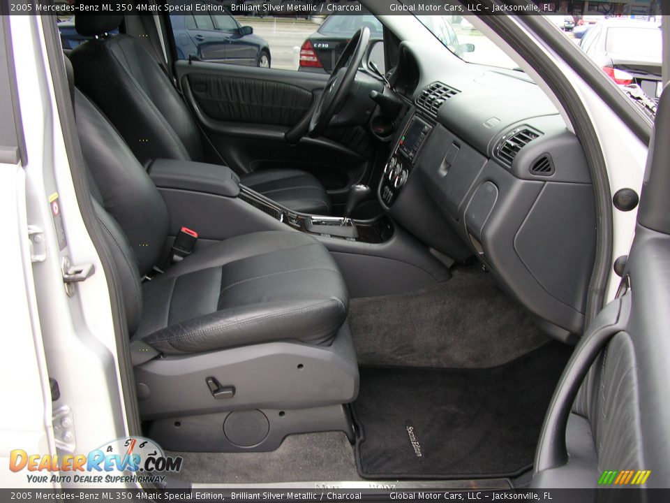 2005 Mercedes-Benz ML 350 4Matic Special Edition Brilliant Silver Metallic / Charcoal Photo #11