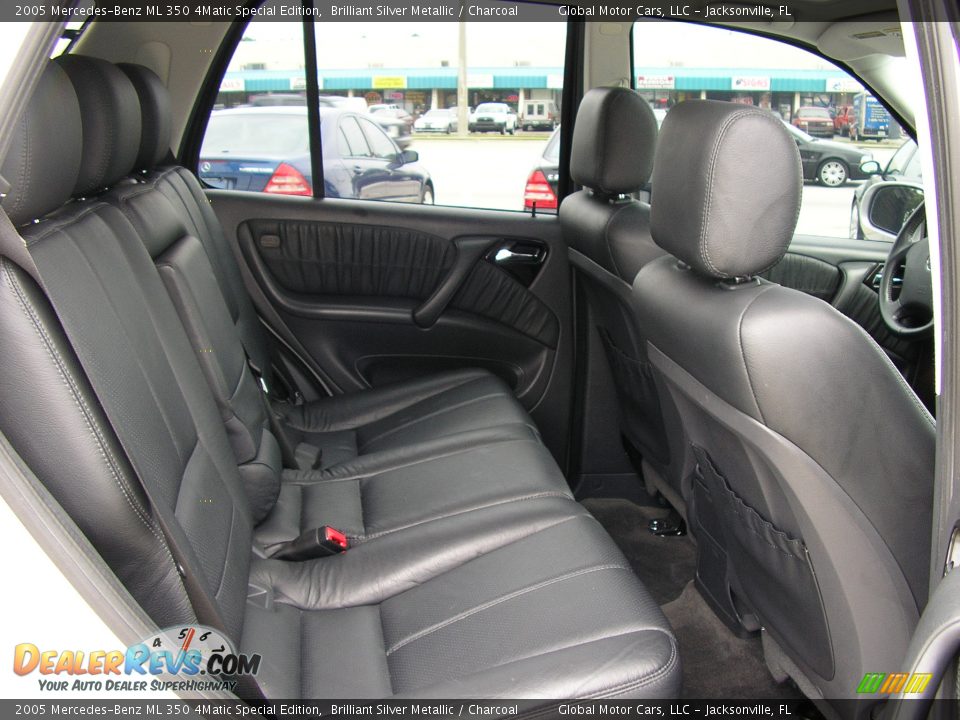 2005 Mercedes-Benz ML 350 4Matic Special Edition Brilliant Silver Metallic / Charcoal Photo #12