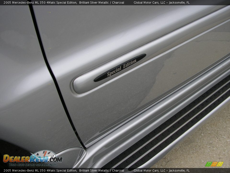 2005 Mercedes-Benz ML 350 4Matic Special Edition Brilliant Silver Metallic / Charcoal Photo #15