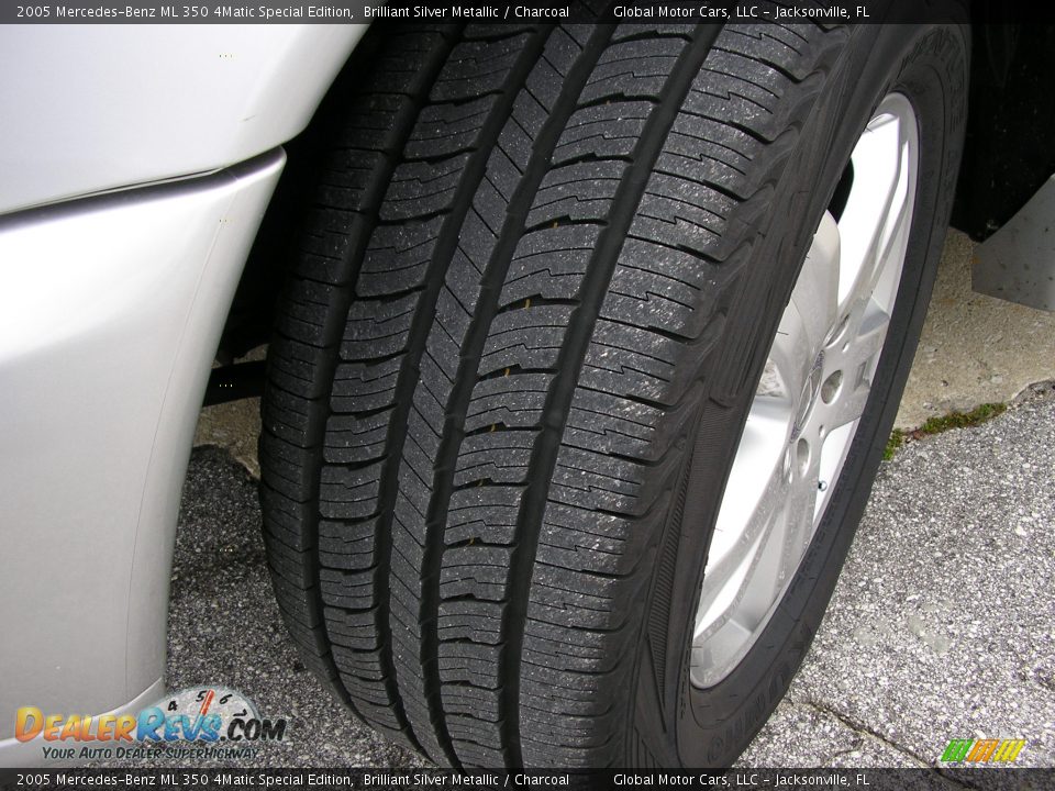 2005 Mercedes-Benz ML 350 4Matic Special Edition Brilliant Silver Metallic / Charcoal Photo #16