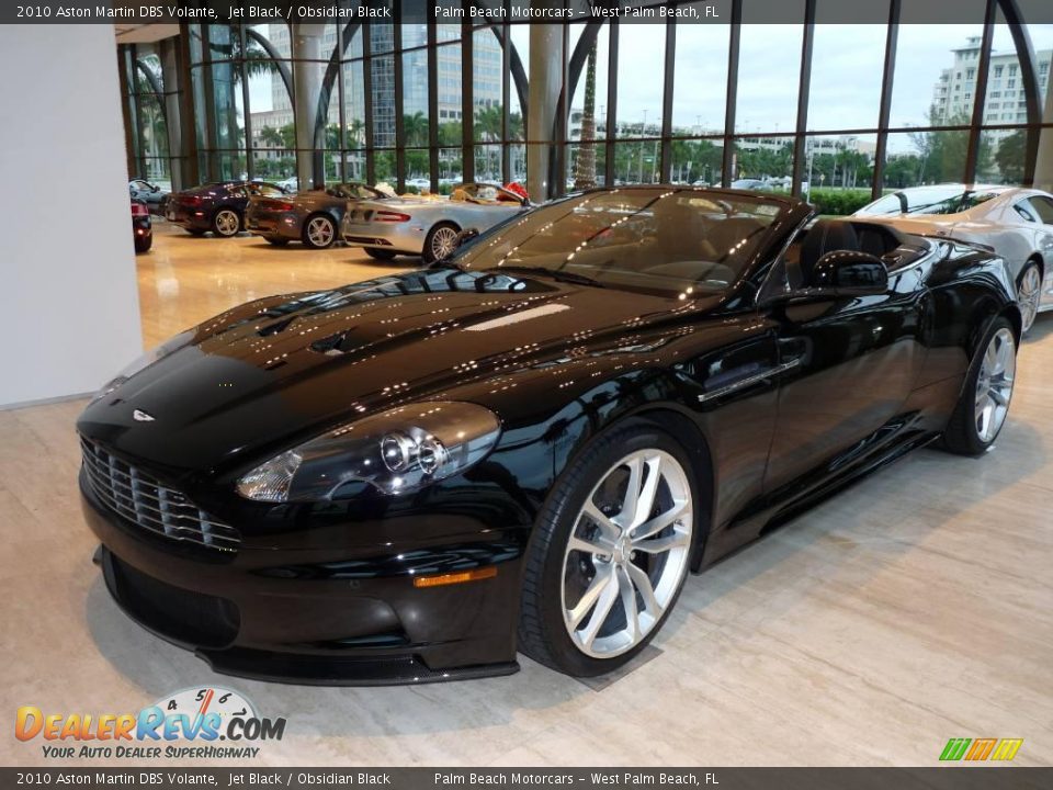 2010 Aston Martin DBS Volante Jet Black / Obsidian Black Photo #1