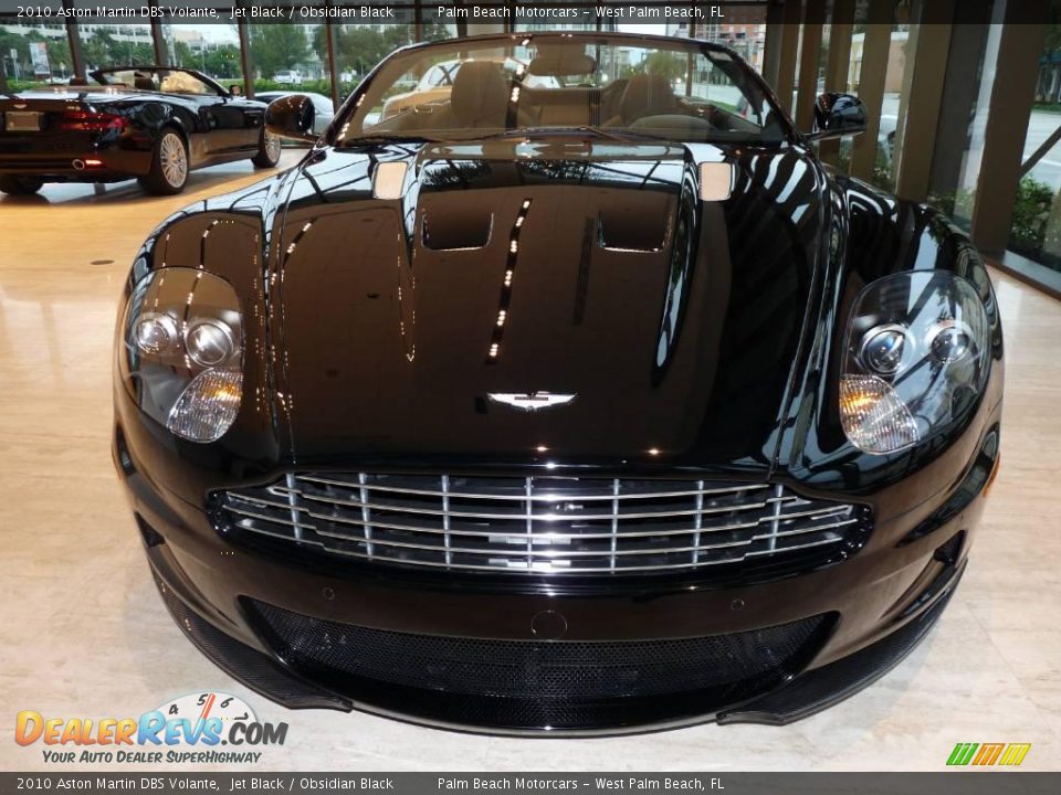 2010 Aston Martin DBS Volante Jet Black / Obsidian Black Photo #2