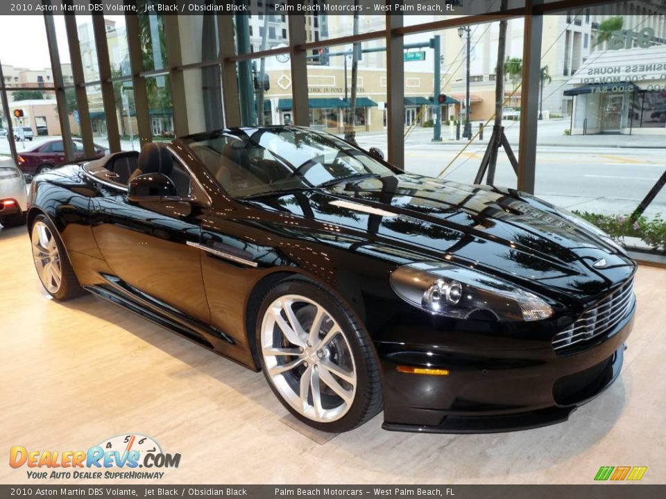 2010 Aston Martin DBS Volante Jet Black / Obsidian Black Photo #3