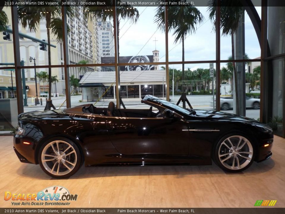 2010 Aston Martin DBS Volante Jet Black / Obsidian Black Photo #4