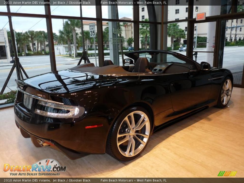 2010 Aston Martin DBS Volante Jet Black / Obsidian Black Photo #5
