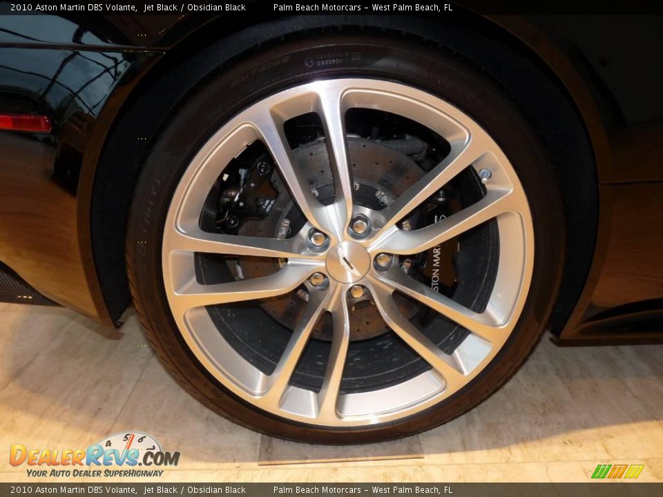 2010 Aston Martin DBS Volante Jet Black / Obsidian Black Photo #6