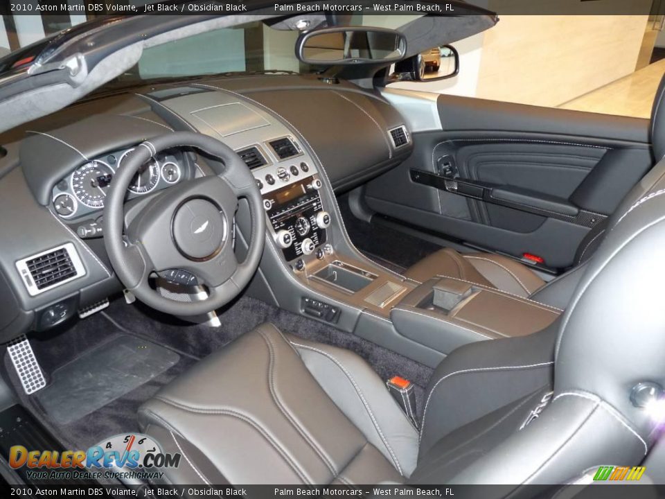 2010 Aston Martin DBS Volante Jet Black / Obsidian Black Photo #7