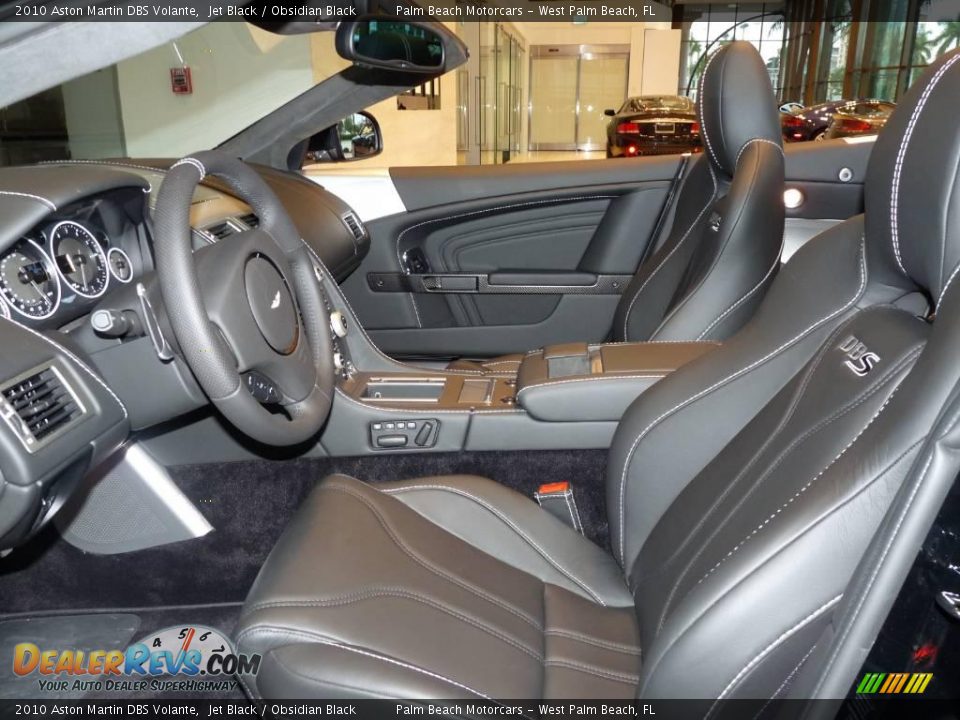 2010 Aston Martin DBS Volante Jet Black / Obsidian Black Photo #9