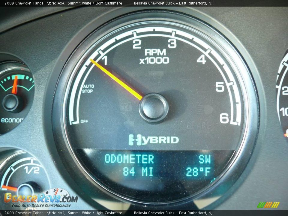 2009 Chevrolet Tahoe Hybrid 4x4 Summit White / Light Cashmere Photo #11