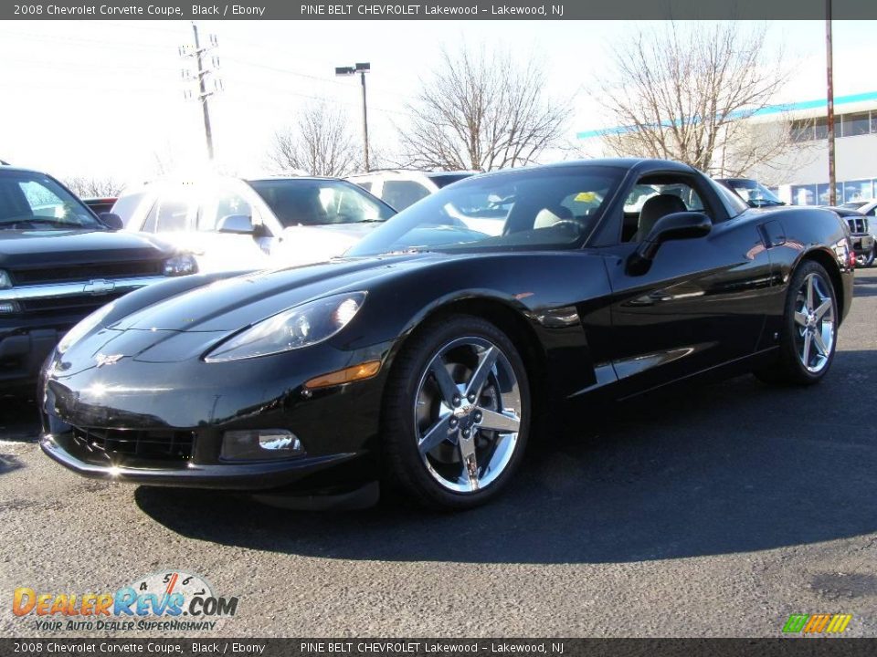 2008 Chevrolet Corvette Coupe Black / Ebony Photo #1