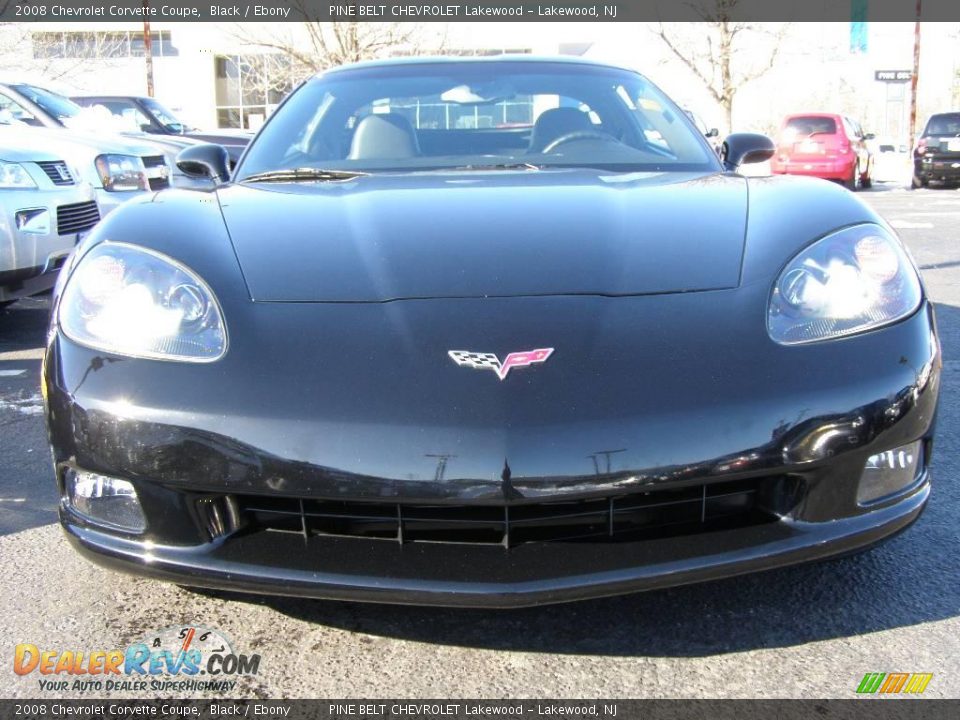 2008 Chevrolet Corvette Coupe Black / Ebony Photo #2