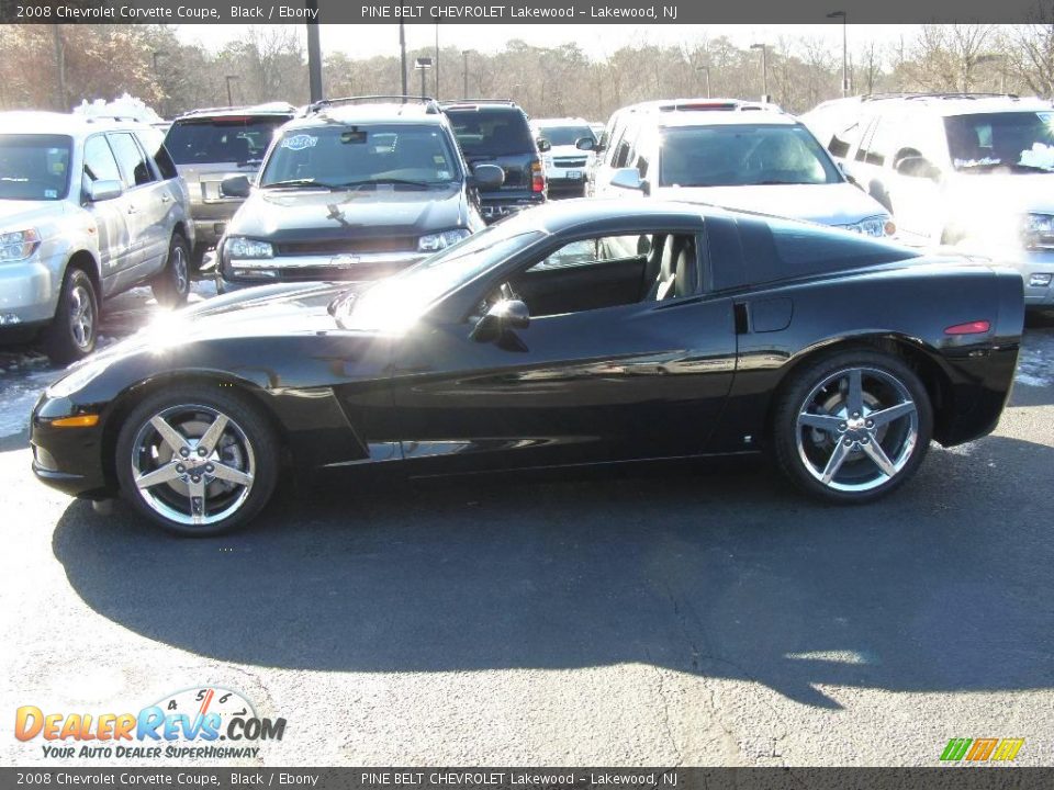 2008 Chevrolet Corvette Coupe Black / Ebony Photo #3