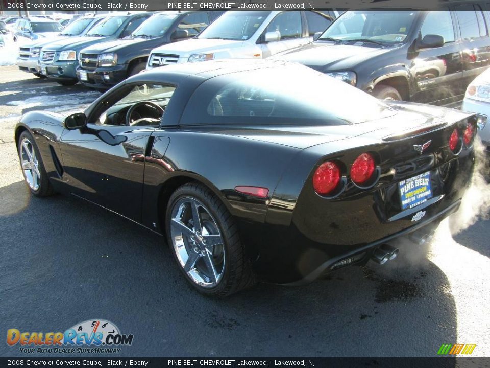 2008 Chevrolet Corvette Coupe Black / Ebony Photo #4