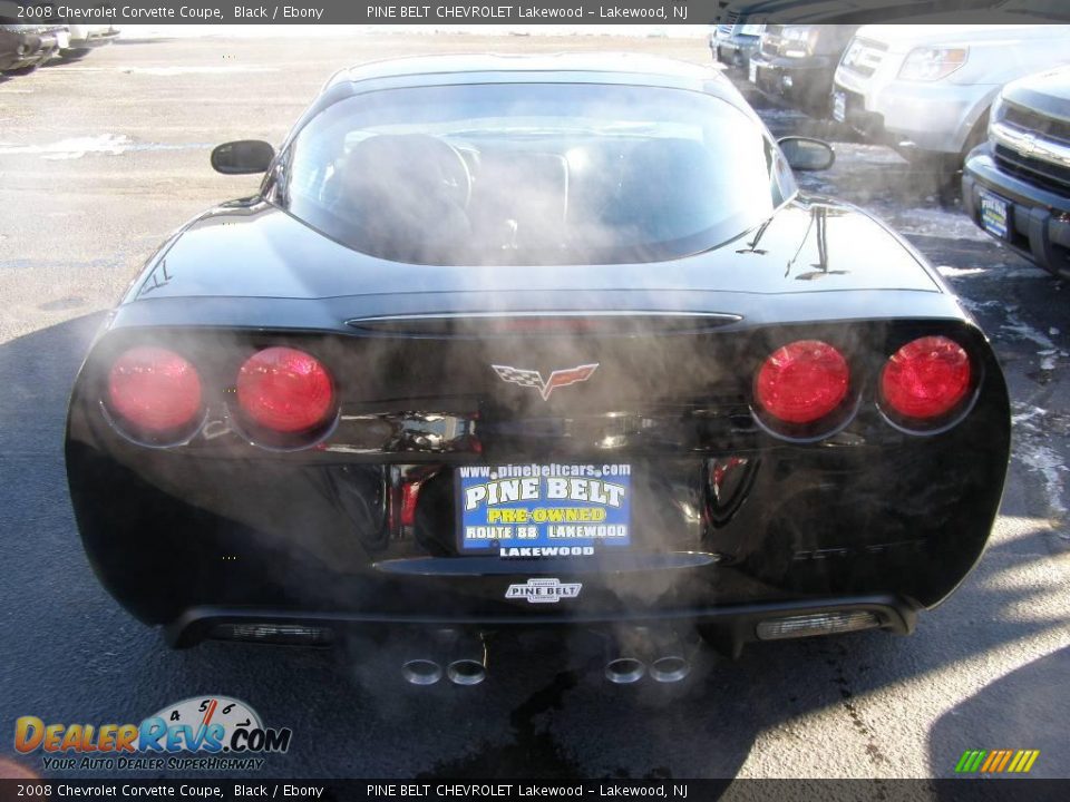 2008 Chevrolet Corvette Coupe Black / Ebony Photo #5