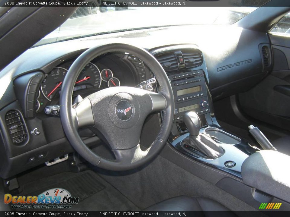 2008 Chevrolet Corvette Coupe Black / Ebony Photo #8