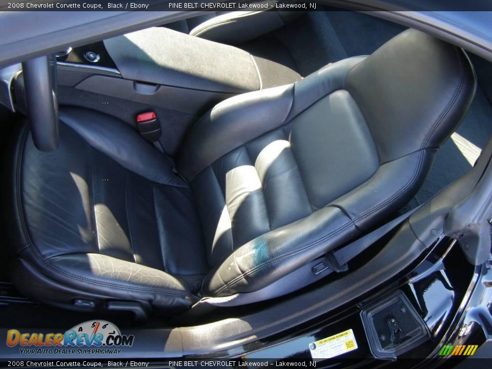 2008 Chevrolet Corvette Coupe Black / Ebony Photo #10
