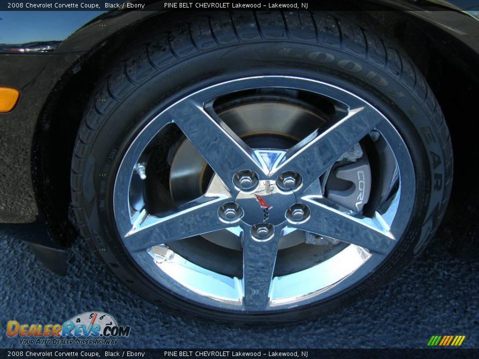 2008 Chevrolet Corvette Coupe Black / Ebony Photo #13