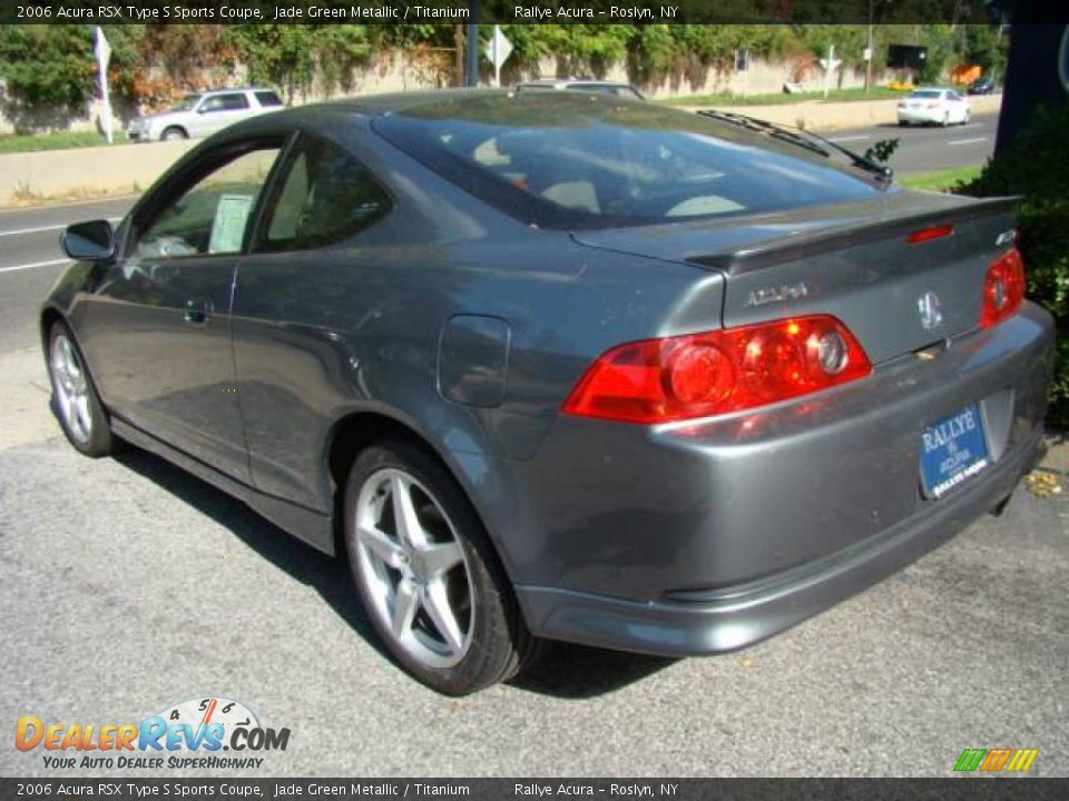 2006 Acura RSX Type S Sports Coupe Jade Green Metallic / Titanium Photo #4
