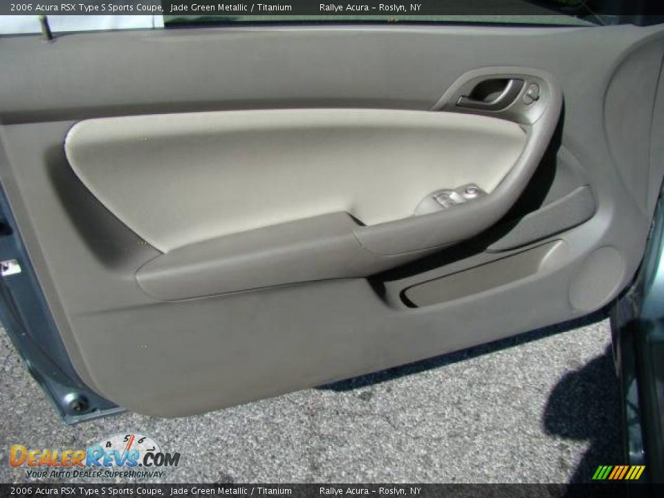 2006 Acura RSX Type S Sports Coupe Jade Green Metallic / Titanium Photo #6