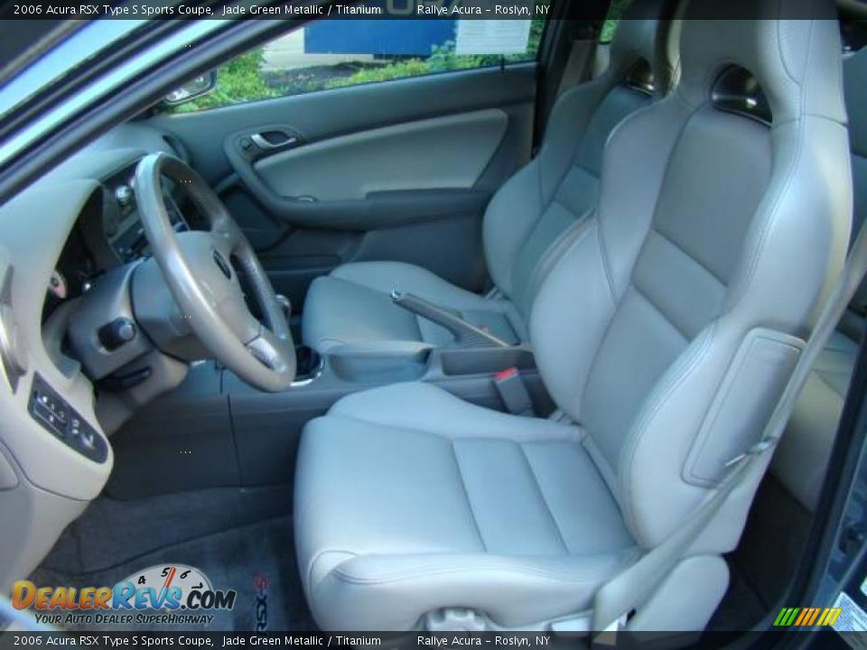 2006 Acura RSX Type S Sports Coupe Jade Green Metallic / Titanium Photo #7