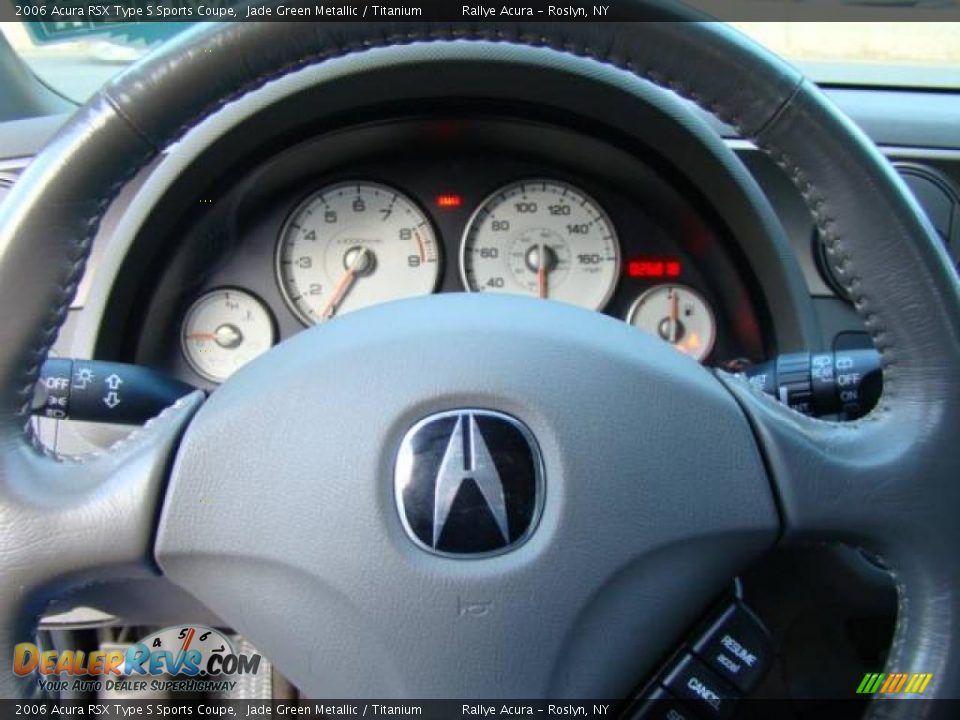 2006 Acura RSX Type S Sports Coupe Jade Green Metallic / Titanium Photo #11