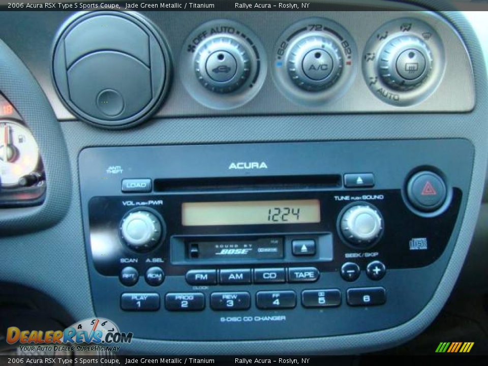 2006 Acura RSX Type S Sports Coupe Jade Green Metallic / Titanium Photo #12