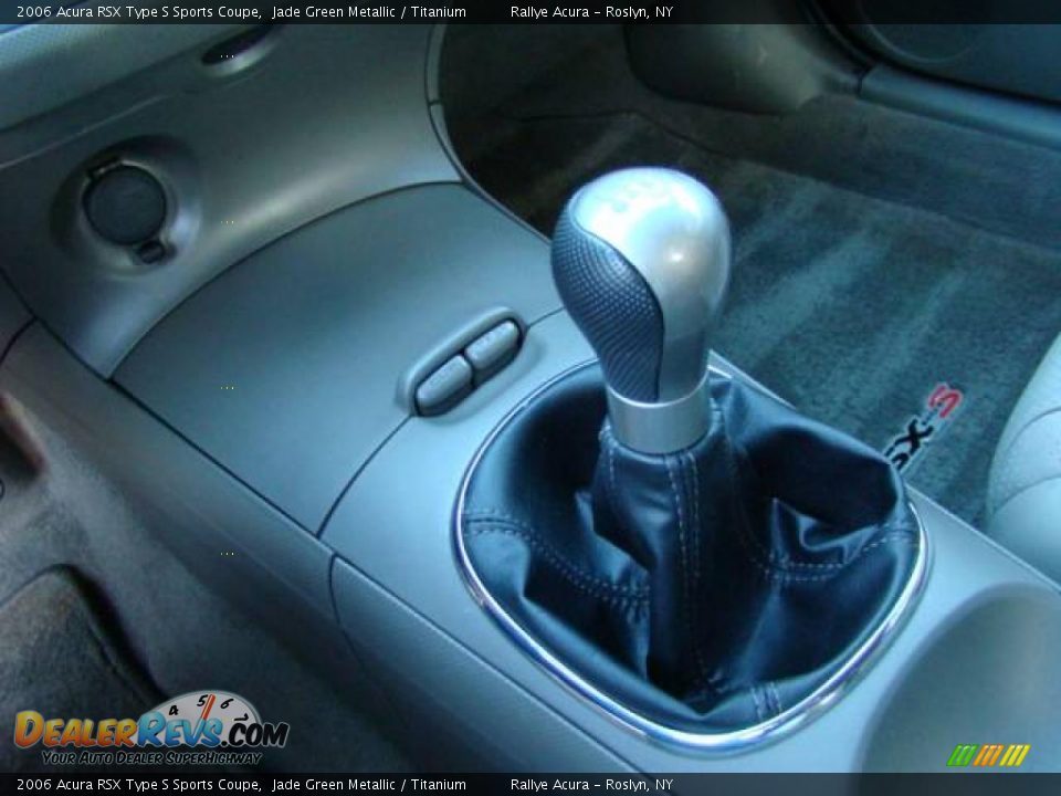 2006 Acura RSX Type S Sports Coupe Jade Green Metallic / Titanium Photo #13
