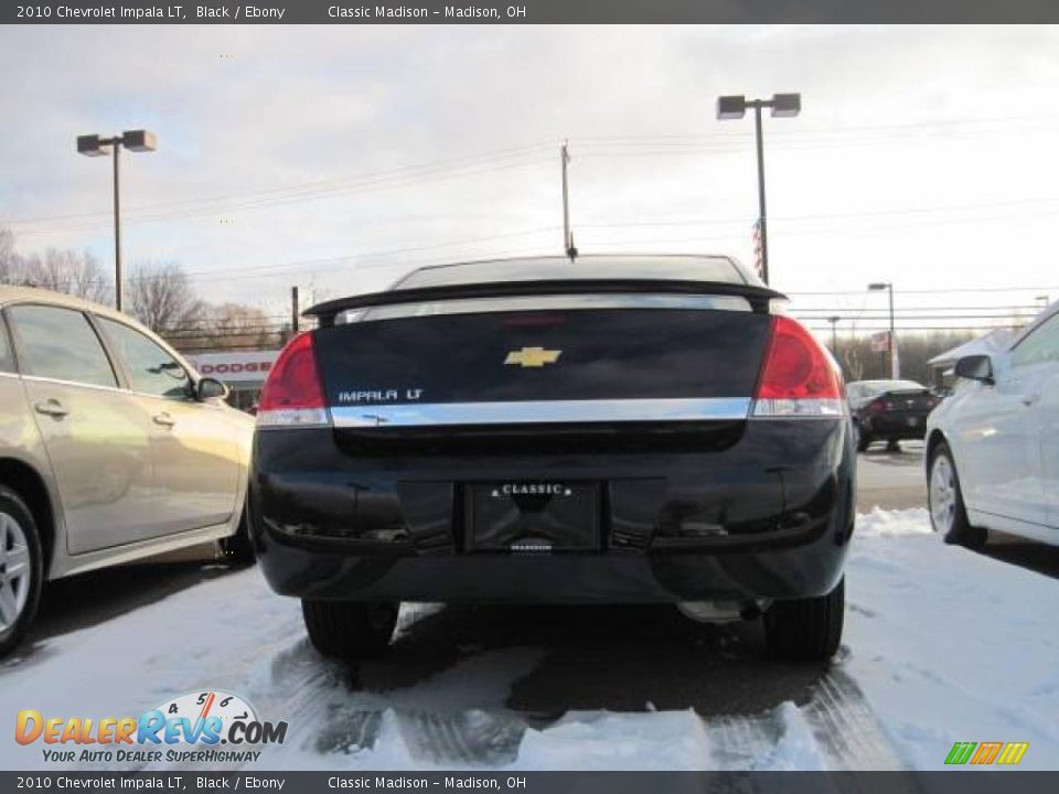 2010 Chevrolet Impala LT Black / Ebony Photo #4