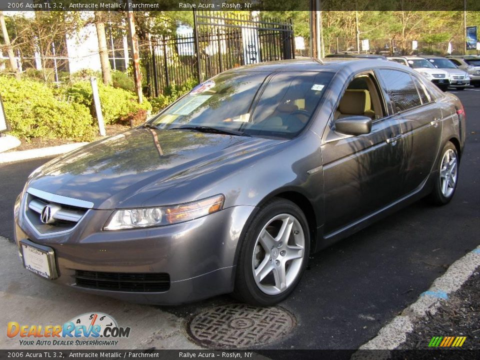 2006 Acura TL 3.2 Anthracite Metallic / Parchment Photo #3