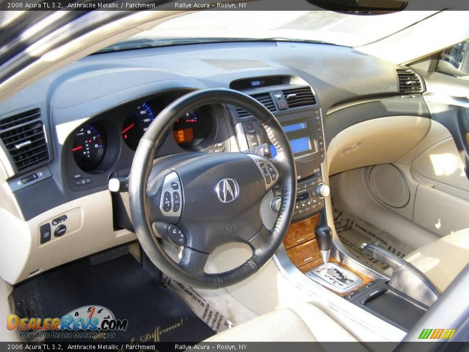 2006 Acura TL 3.2 Anthracite Metallic / Parchment Photo #7