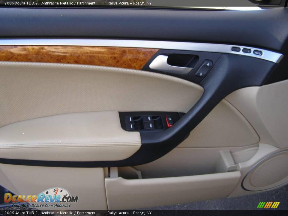 2006 Acura TL 3.2 Anthracite Metallic / Parchment Photo #8