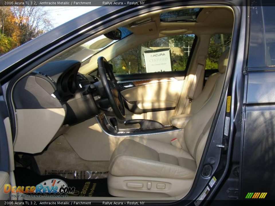 2006 Acura TL 3.2 Anthracite Metallic / Parchment Photo #9