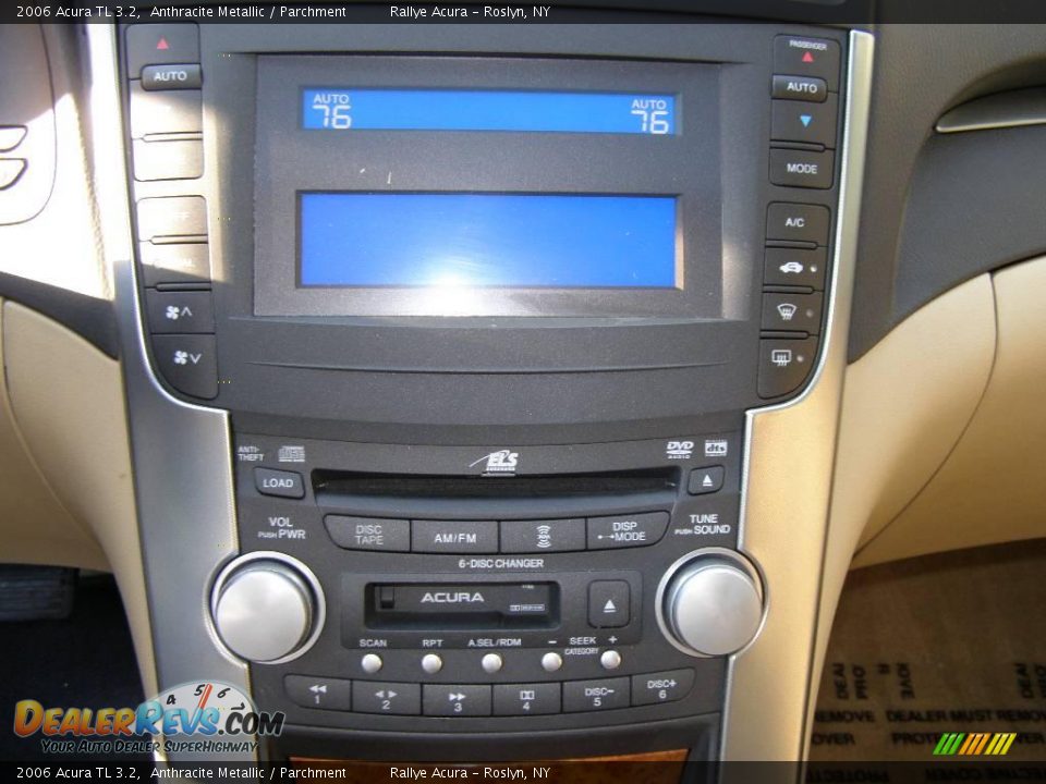2006 Acura TL 3.2 Anthracite Metallic / Parchment Photo #11