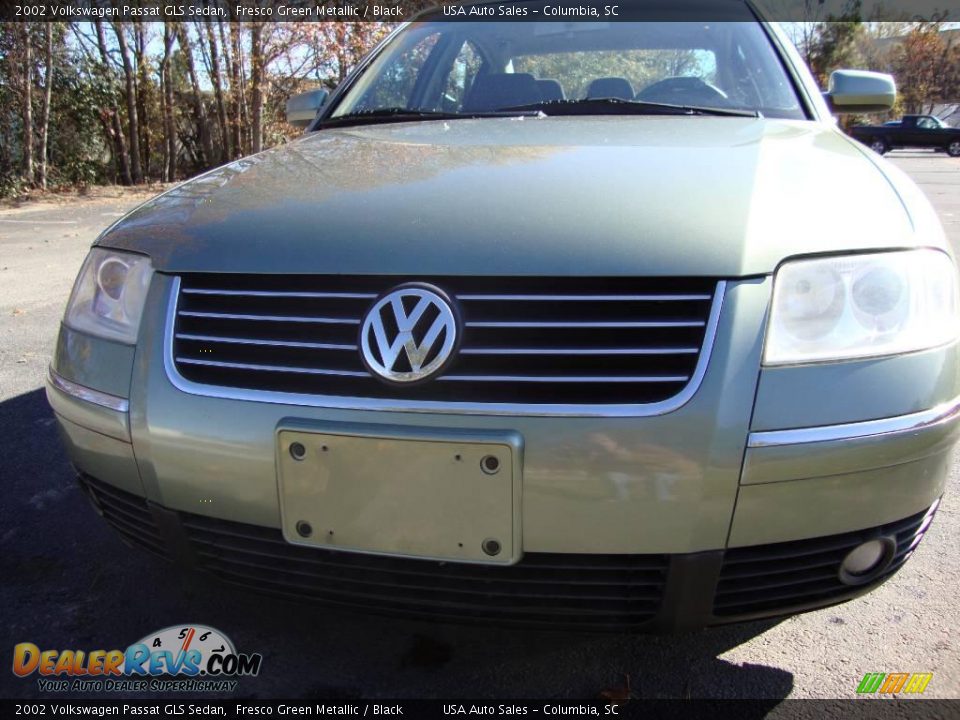 2002 Volkswagen Passat GLS Sedan Fresco Green Metallic / Black Photo #1