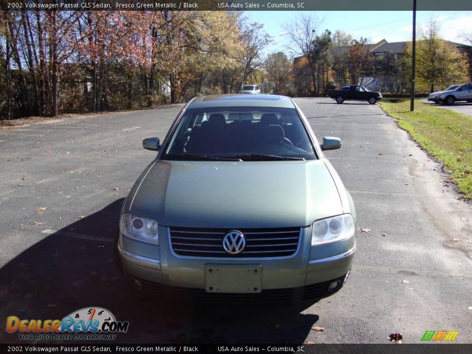 2002 Volkswagen Passat GLS Sedan Fresco Green Metallic / Black Photo #5