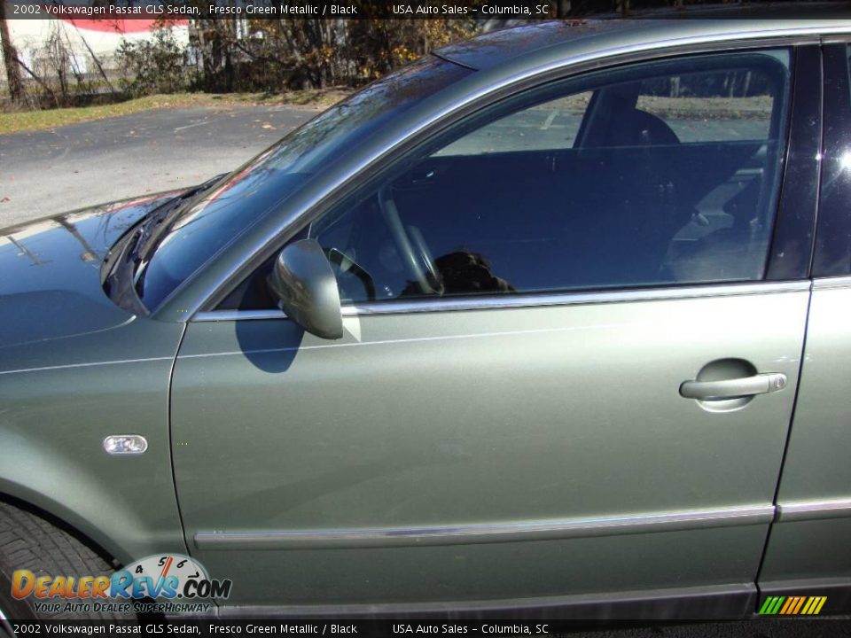 2002 Volkswagen Passat GLS Sedan Fresco Green Metallic / Black Photo #6