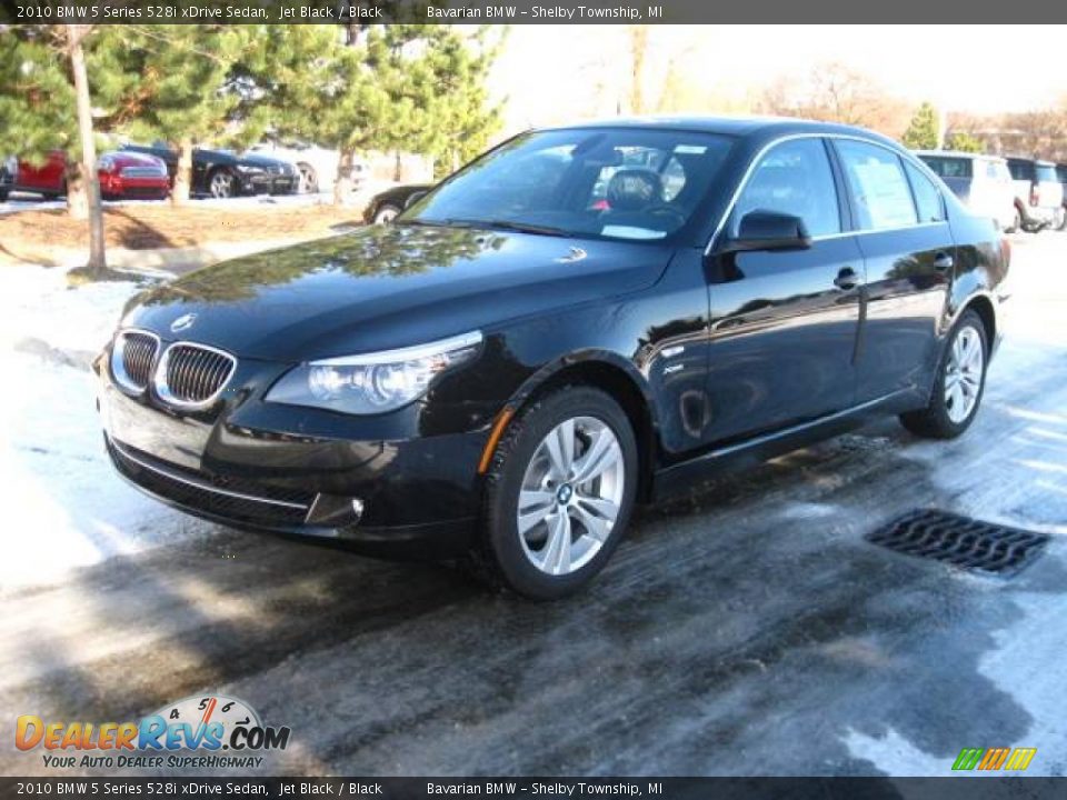 2010 BMW 5 Series 528i xDrive Sedan Jet Black / Black Photo #1
