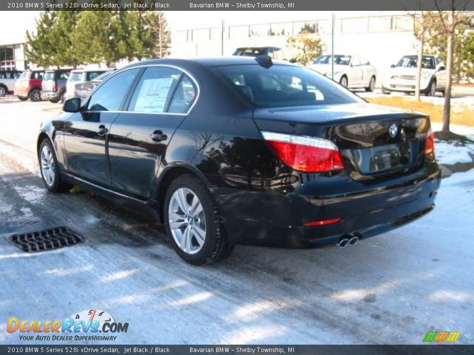 2010 BMW 5 Series 528i xDrive Sedan Jet Black / Black Photo #3